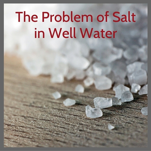 Salt in well water