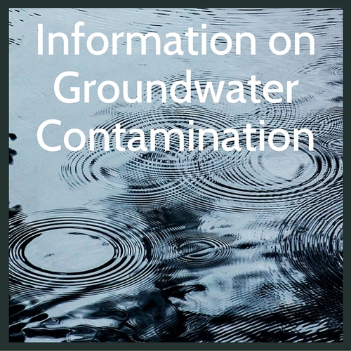 Learn more about groundwater contamination Groundwater