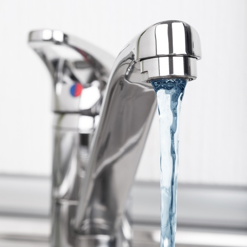 At the tap point of use water filteration faucet