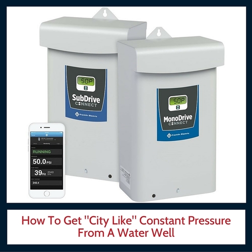 Constant pressure subdrive and monodrive systems by Franklin Electric water pressure systems