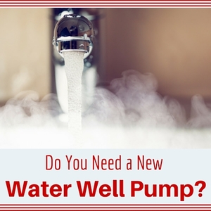 How do you know you need a new water well pump? water faucet